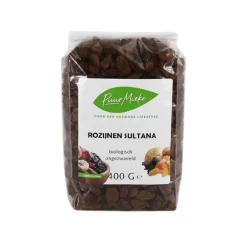 Puur Mieke Fruit & Noten|Bessen En Zuidvruchten>Sultana Rozijnen - 400g - BIO
