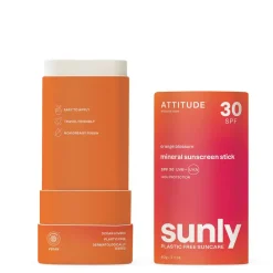 ATTITUDE Zonnebrand>Sunly Zonnebrandstick SPF30 - Oranjebloesem - 60g