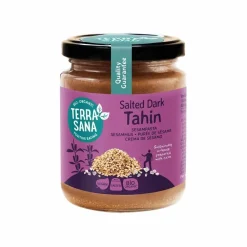Terrasana Notenpasta>Tahin Sesampasta Dark met Himalayazout - 250g - BIO