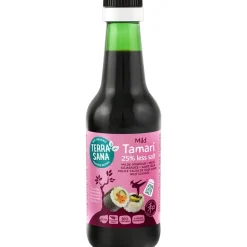 Terrasana Sushi Producten|Tamari & Aminos>Tamari mild 25% minder zout - 250ml - BIO