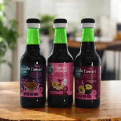 Terrasana Sushi Producten|Tamari & Aminos>Tamari mild 25% minder zout - 250ml - BIO