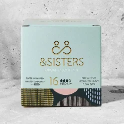 &SISTERS Intieme Verzorging/Tampons|Tampons>Tampons 100% BIO - Medium - 16 stuks