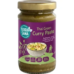 Terrasana Ketchup En Curry|Kruidenmix>Thaise Groene Currypasta - 120g - BIO