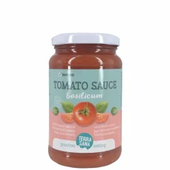 Terrasana Conserven (in Glas)|Tomatensaus>Tomatensaus met basilicum - 340g - BIO