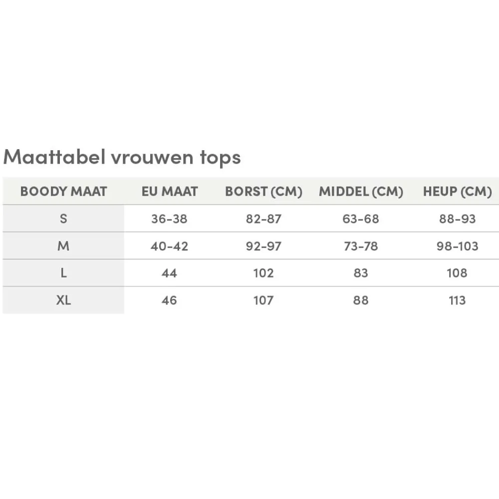 Boody Shirts>T-shirt Dames met ronde hals - zwart
