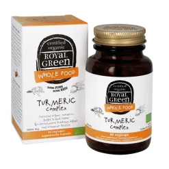 Royal Green Weerstand|Overige Vitamines>Turmeric Complex BIO (Kurkuma) - 60 vegicapsules