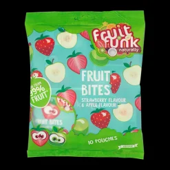 Fruitfunk Snoepjes>Uitdeelzak Mix Aardbei en Appel - (10st) 100g