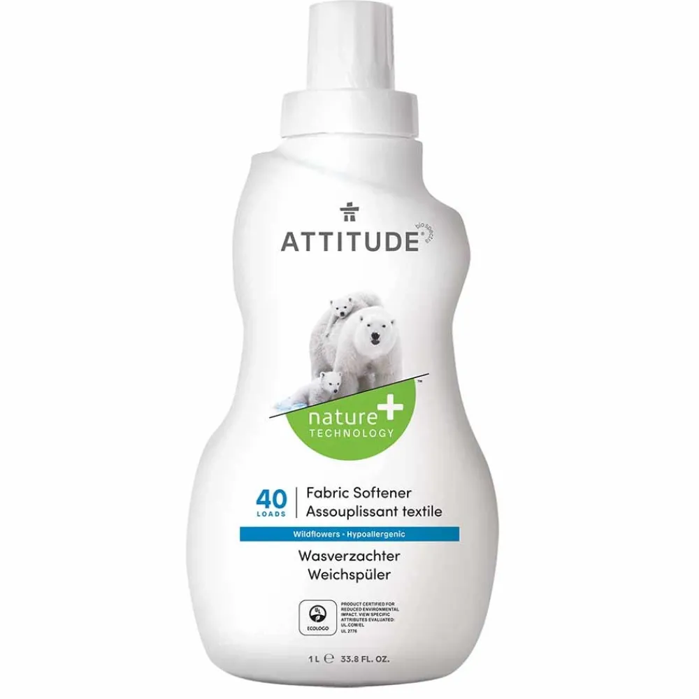 ATTITUDE Wasmachine En Vaatwasser>Wasverzachter - 40 beurten - Wildflowers - 1L