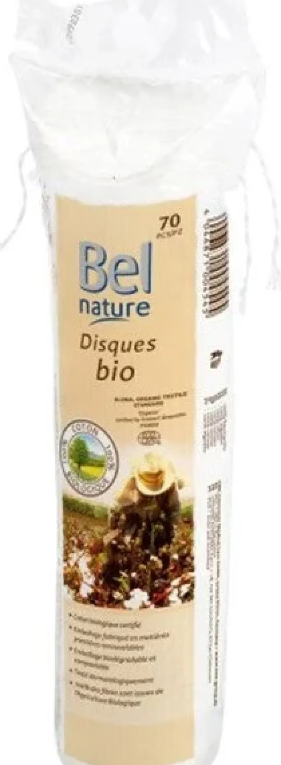 Bel Nature Reiniging|Reiniging>Wattenschijfjes 100% Organic