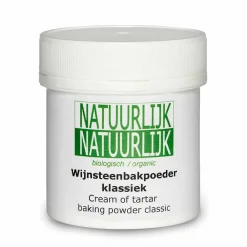 NatuurlijkNatuurlijk Rijsmiddelen>Wijnsteenbakpoeder Klassiek - 80g - BIO