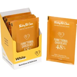 Funky Fat Choc Chocolade>Witte Chocolade met Vanille en MCT - BIO