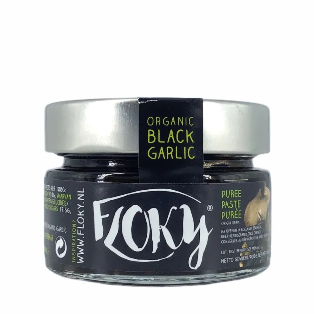 Floky Weerstand|Zwarte Knoflook>Zwarte Knoflook Gepelde Teentjes - 40g - BIO